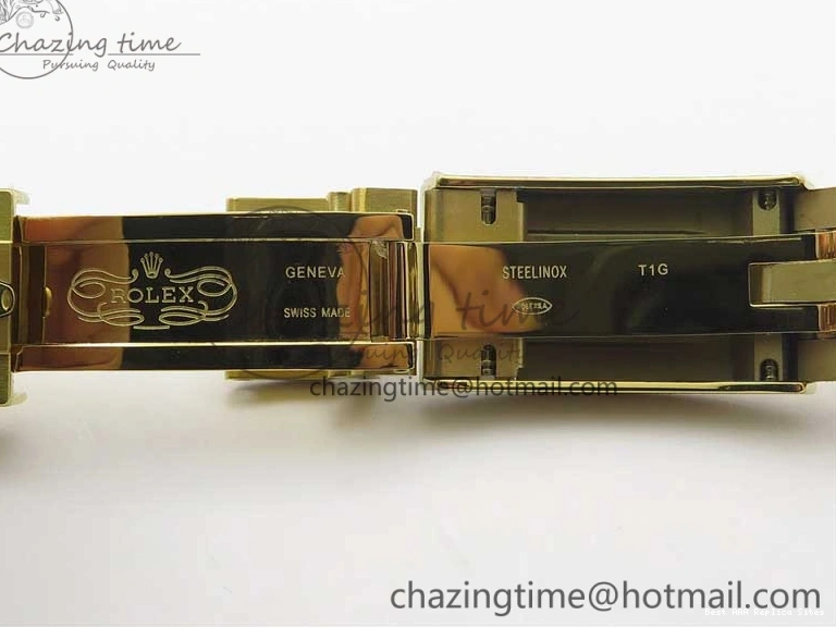 Good Copy Rolex Watches Skeleton Submariner on SA YG Edition Pirlo Project Bracelet Best 2981 YG Andrea VRF Popular 0108